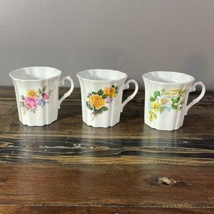 Royal Grafton Fine Bone China made in England 3 mugs